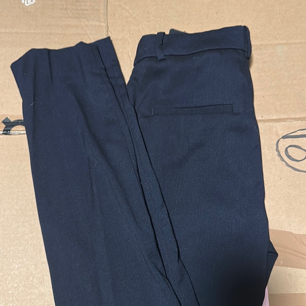 Navy blue dress pants. Size 0